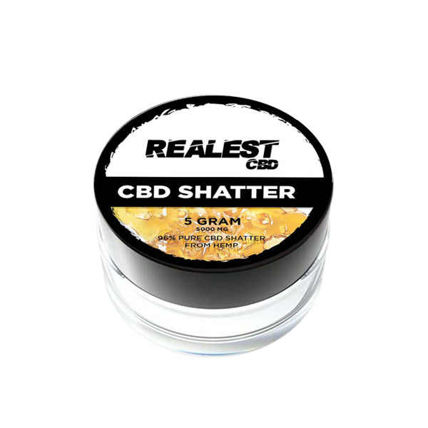 Realest CBD 5000mg Broad Spectrum CBD Shatter (BUY 1 GET 1 FREE)