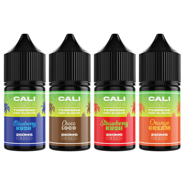 CALI VAPE 250mg Broad Spectrum CBD E-liquid 10ml (60PG/40VG)