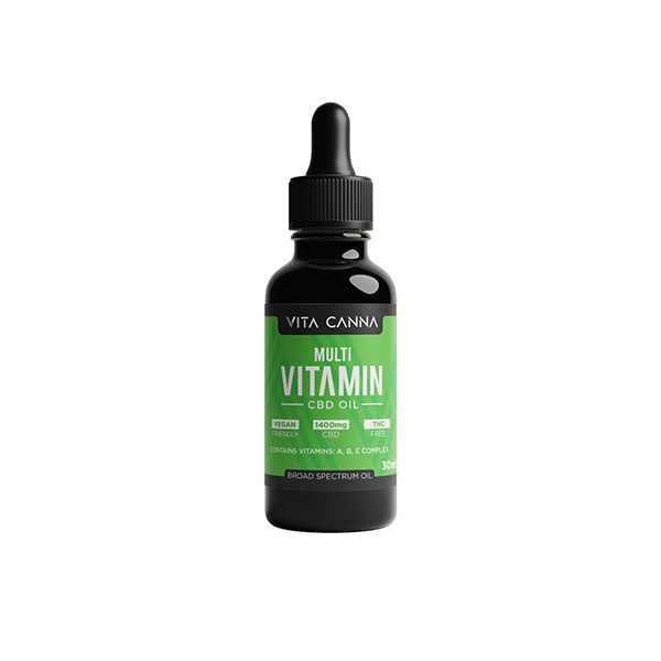 Vita Canna 1400mg Broad Spectrum Functional CBD C8 MCT Oil - 30ml