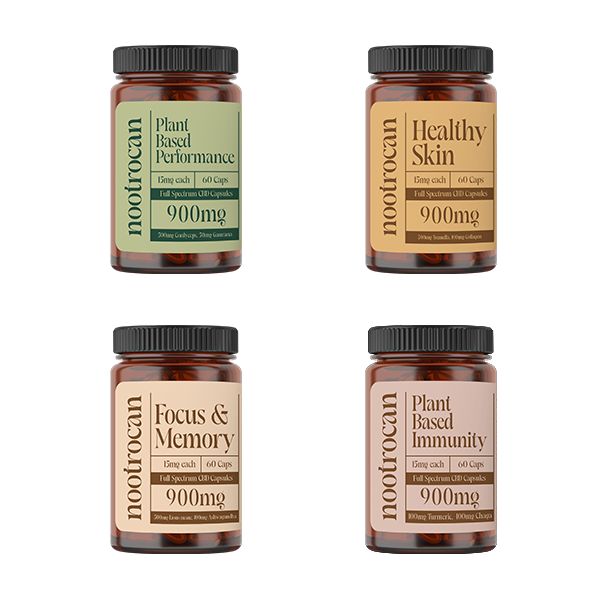 Nootrocan 900mg Full Spectrum CBD + Nootropic Capsules - 60 Caps