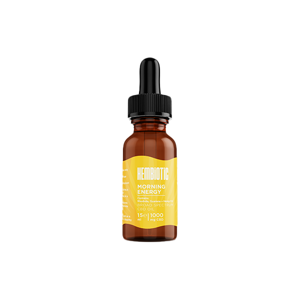 Hembiotic 1000mg Broad-Spectrum Functional CBD Oil - 15ml