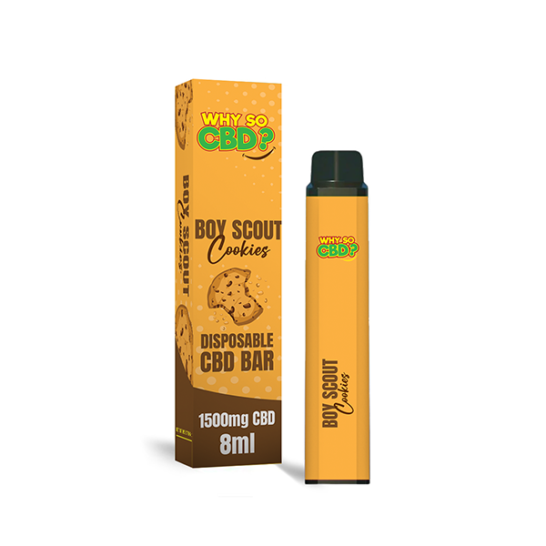 Why So CBD? 1500mg CBD Broad Spectrum Disposable Vape - 8ml