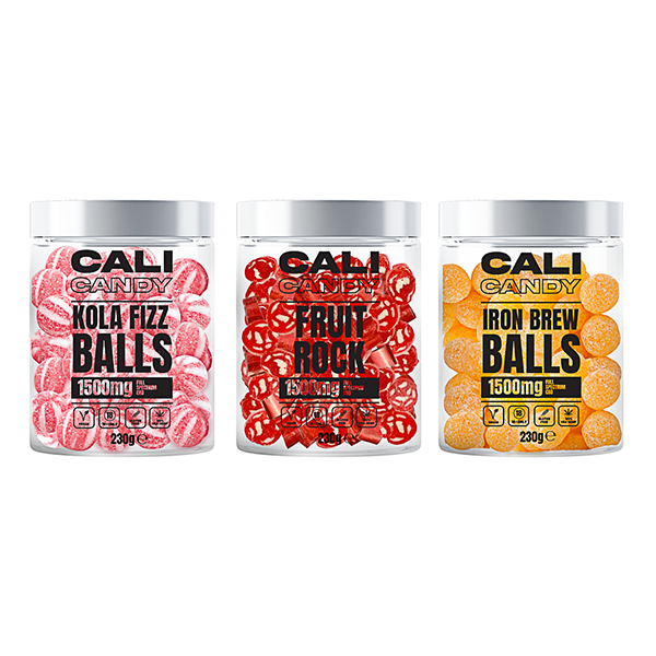 CALI CANDY MAX 1500mg VEGAN SWEETS - CHOOSE FLAVOUR SWEETS