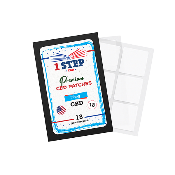 1 Step CBD 50mg CBD Patches