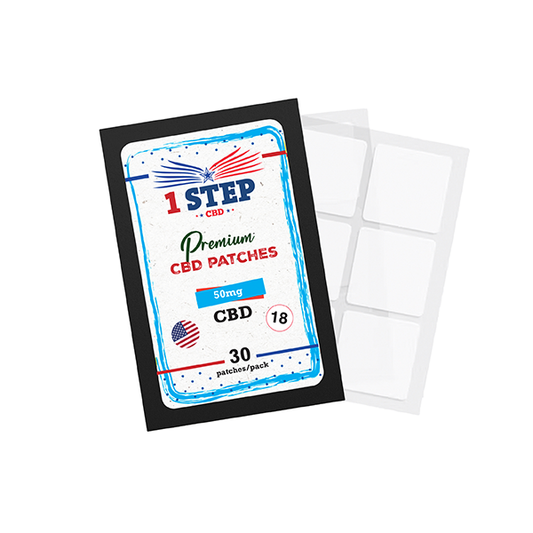 1 Step CBD 50mg CBD Patches