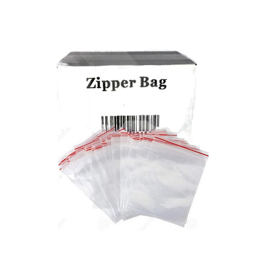 Zipper Branded 100mm x 150mm Clear Bags - 1000 Baggies