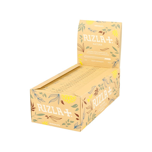 50 Natura Regular Rizla Rolling Papers  FULL BOX OF 50 PACKS