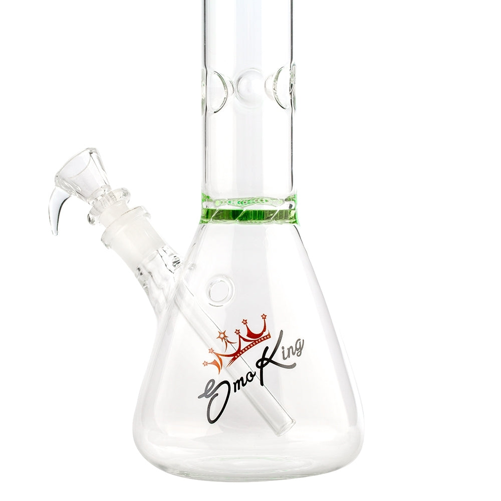SMO KING 45cm GLASS BONG - LION PRINT (LG24)