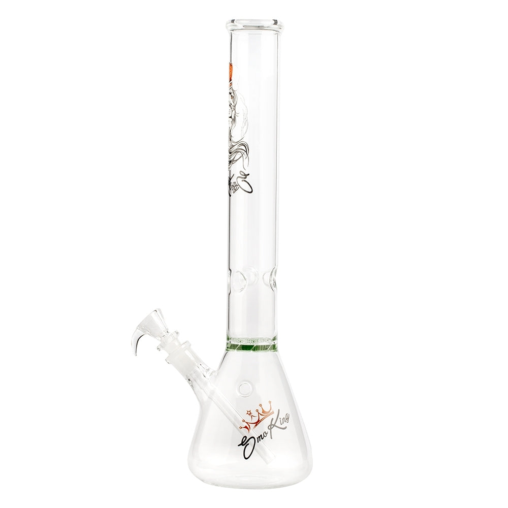 SMO KING 45cm GLASS BONG - LION PRINT (LG24)
