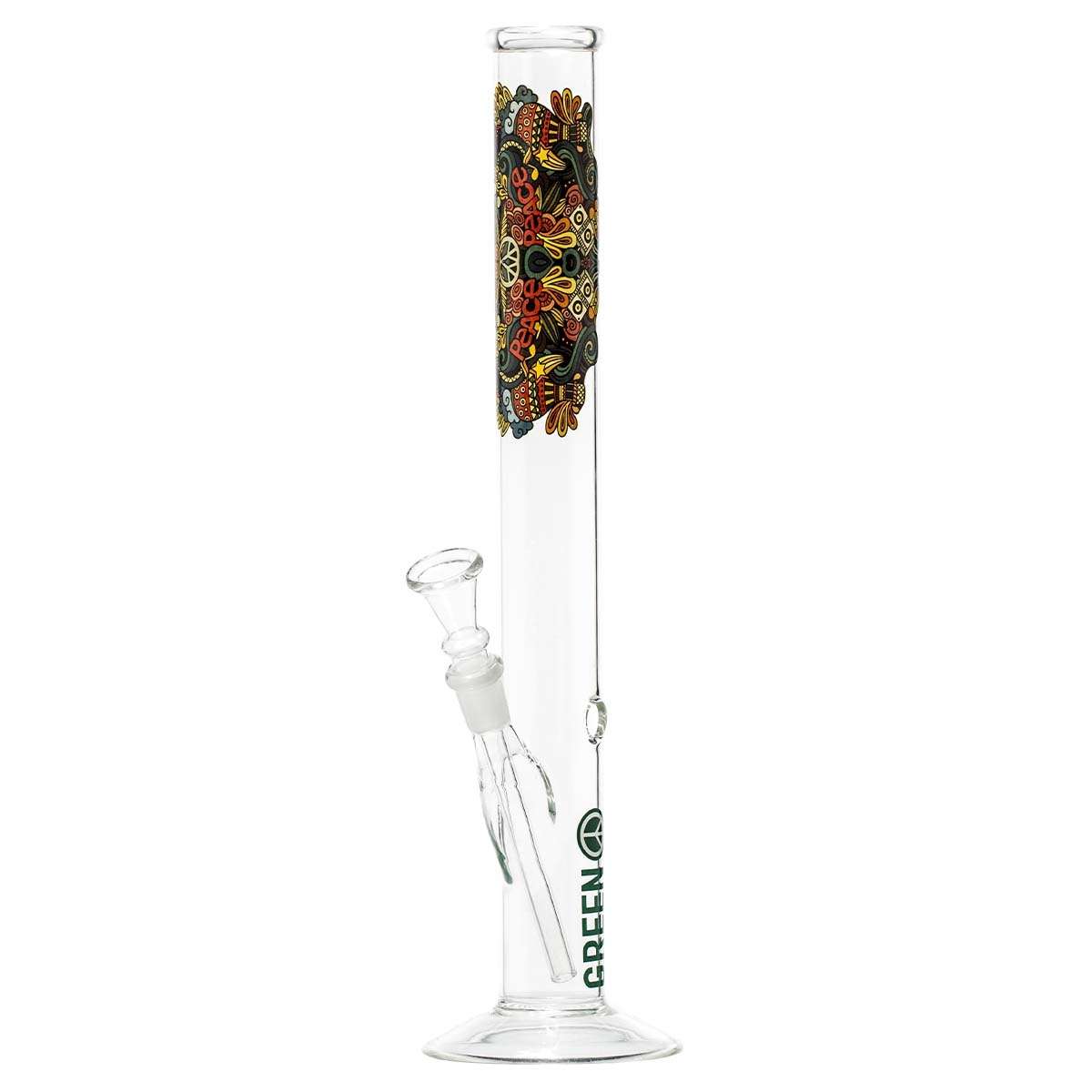 GREENLINE 35cm STRAIGHT GLASS BONG (LG30)