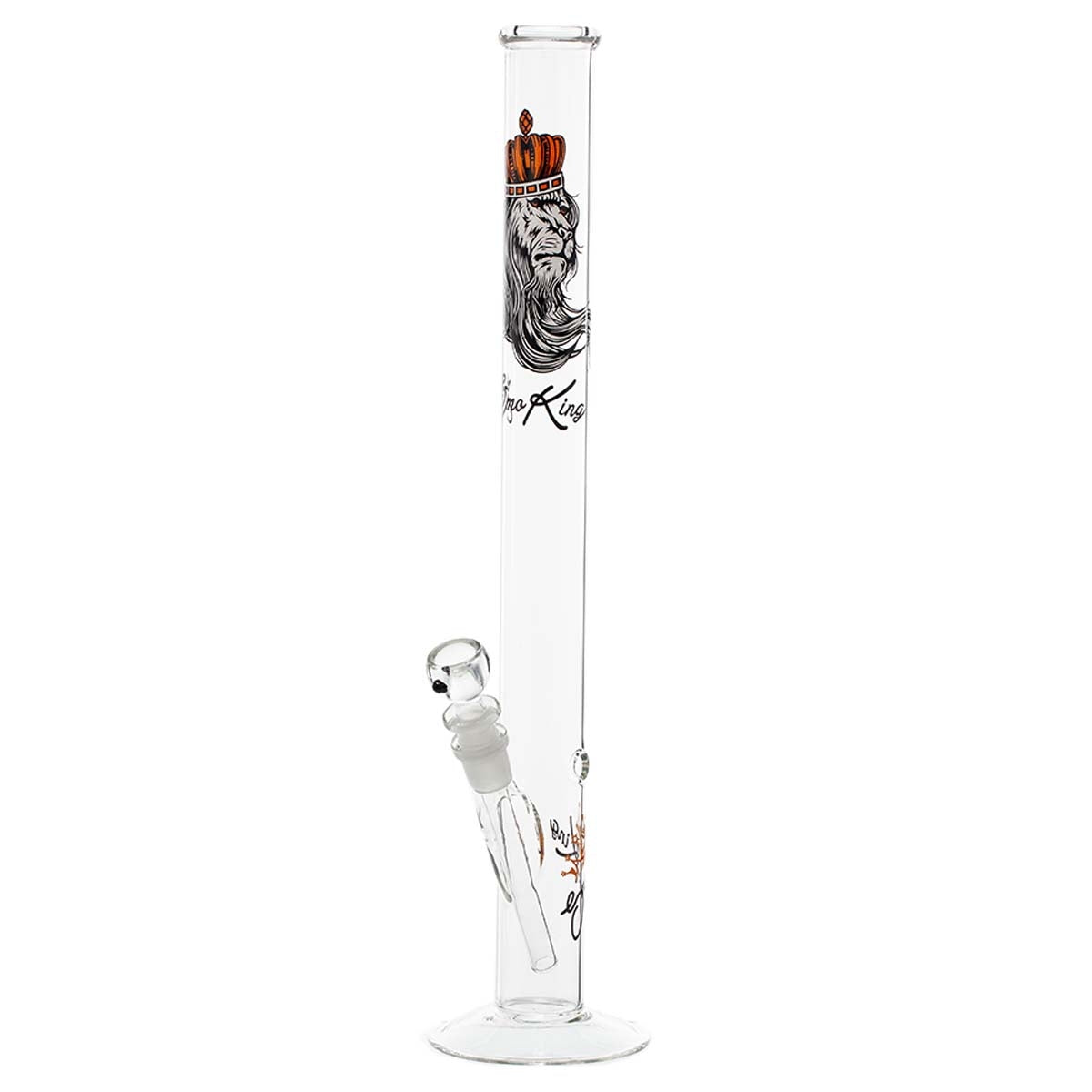 SMO KING 46cm GLASS BONG - LION PRINT (LG32)