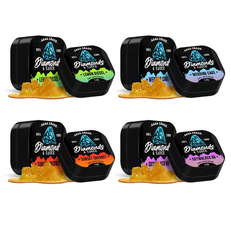 Diamonds & Sauce Full Spectrum Shatter 95% 1.5g (approx 1450mg)
