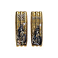 SHINY GOLD "RICH DOG" 3 CONE HOLDER - KINGSIZE JOINT HOLDERS