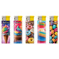 Adamo Refillable Electric Lighters - COLOURFUL DESSERTS DESIGN - FULL SETS OF 5 LIGHTERS / BULK