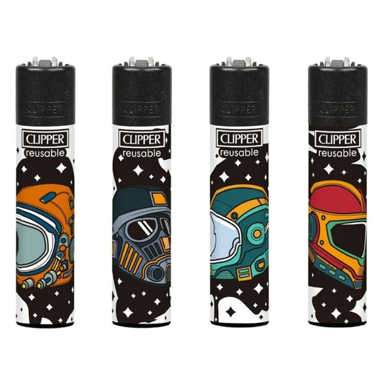 CLIPPER LIGHTERS - SPACE HELMETS