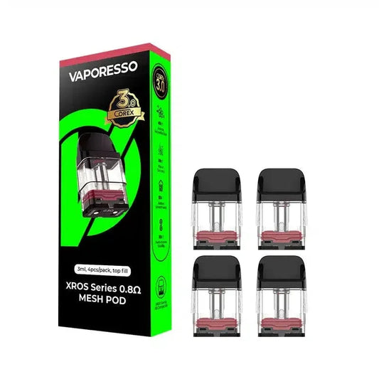 NEW 3.0 VAPORESSO XROS PODS 0.8ohm