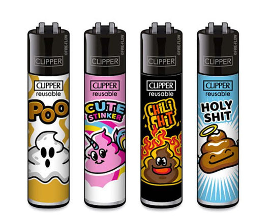 CLIPPER LIGHTERS - JOKE POO'S