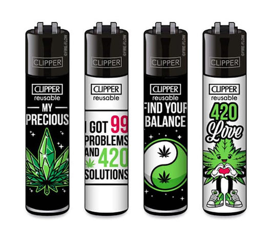 CLIPPER LIGHTERS - WEED SLOGANS #13