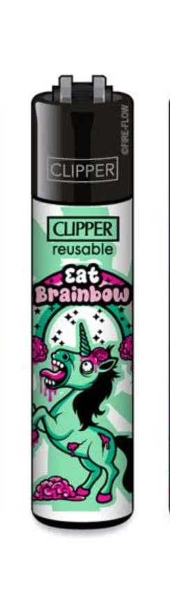 CLIPPER LIGHTERS - UNICORN SLOGANS