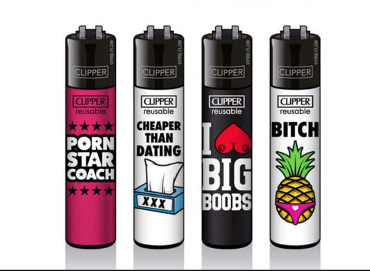 CLIPPER LIGHTERS - PORN SLOGANS #2