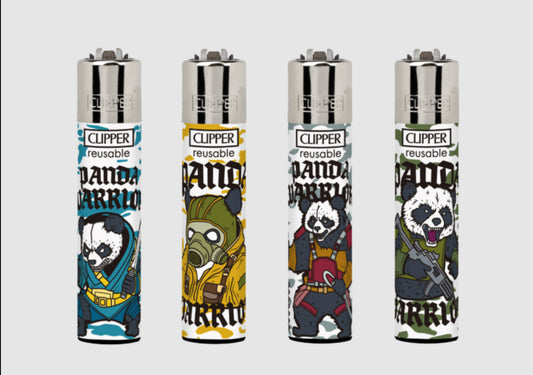 CLIPPER LIGHTERS - PANDA WARRIORS