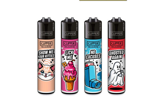 CLIPPER LIGHTERS - RUDE SLOGANS