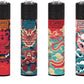 CLIPPER LIGHTERS - JAPANESE DRAGONS