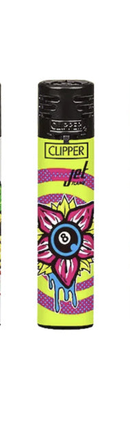 CLIPPER JET FLAME LIGHTERS - STRANGE FLOWERS