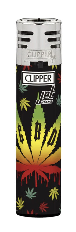 CLIPPER JET FLAME LIGHTERS - REGGAE RASTA