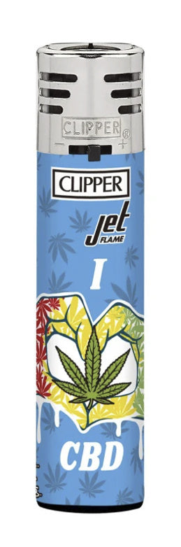 CLIPPER JET FLAME LIGHTERS - REGGAE RASTA