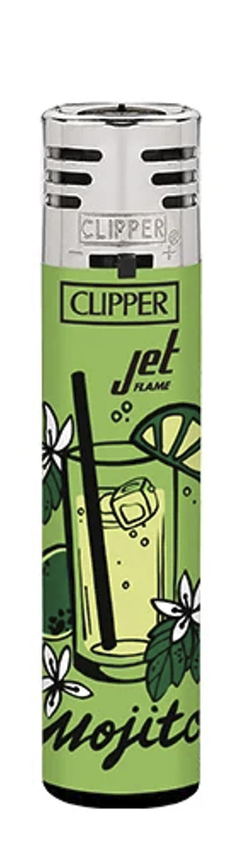 CLIPPER JET FLAME LIGHTERS - ALCOHOL DRINKS DESIGNS