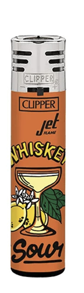 CLIPPER JET FLAME LIGHTERS - ALCOHOL DRINKS DESIGNS