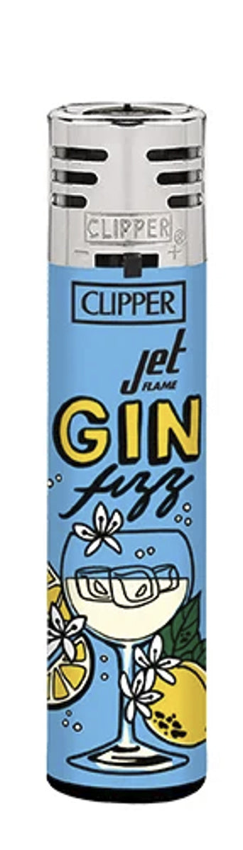 CLIPPER JET FLAME LIGHTERS - ALCOHOL DRINKS DESIGNS