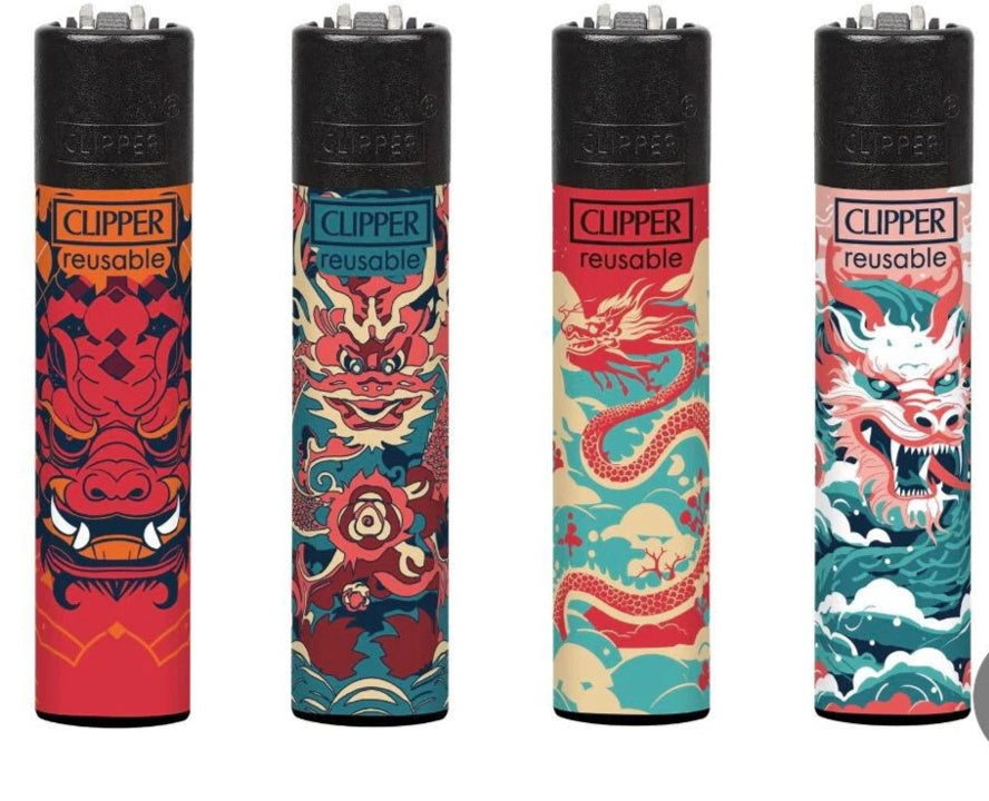 CLIPPER LIGHTERS - JAPANESE DRAGONS