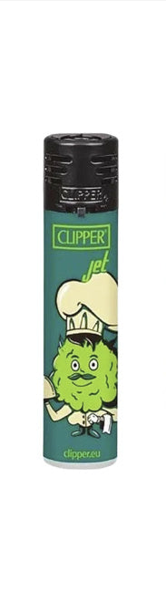 CLIPPER JET FLAME LIGHTERS - WEED JOBS CHARACTERS