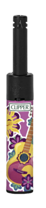 CLIPPER MINI TUBE LIGHTERS - HIPPIE LOVE
