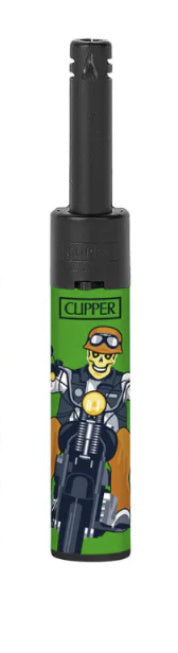 CLIPPER MINI TUBE LIGHTERS - MC MOTORBIKE CLUB