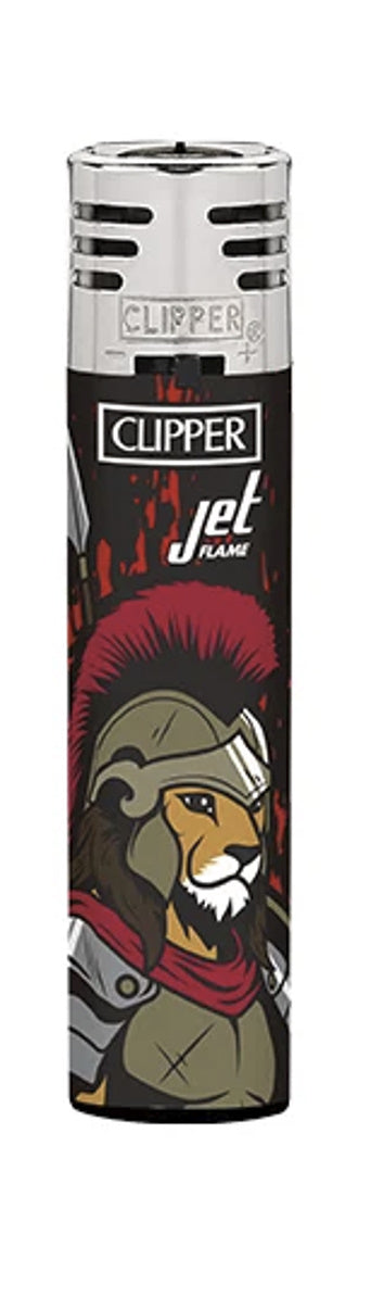 CLIPPER JET FLAME LIGHTERS - ANIMAL WARRIORS