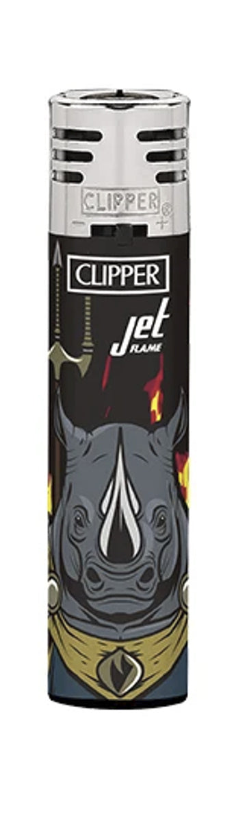 CLIPPER JET FLAME LIGHTERS - ANIMAL WARRIORS