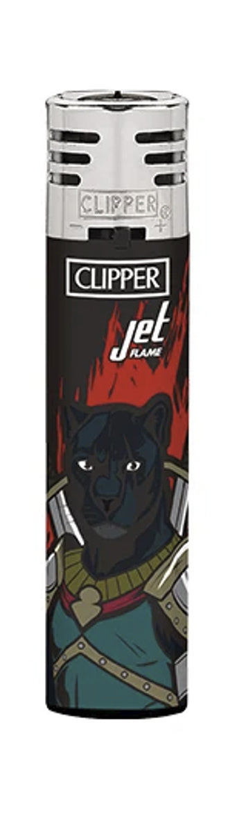 CLIPPER JET FLAME LIGHTERS - ANIMAL WARRIORS