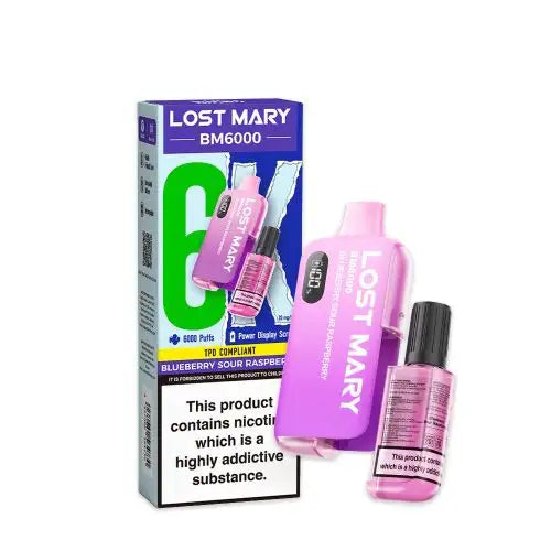 LOST MARY 6000 PUFF DISPOSABLES 20mg - BM6000 DEVICE