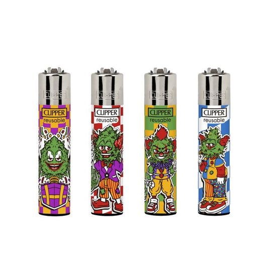 CLIPPER LIGHTERS - WEED CLOWNS