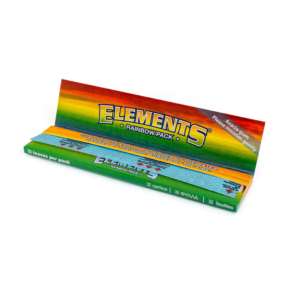 ELEMENTS RAINBOW KINGSIZE SLIM ROLLING PAPERS