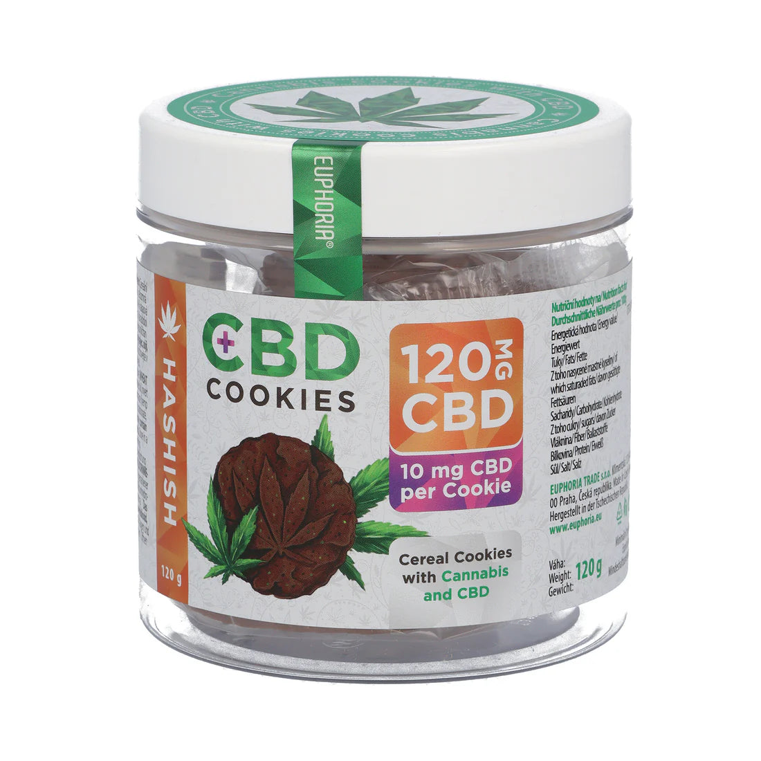 Euphoria CBD Cookies 120mg CBD