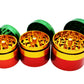 RAW X HAMMERCRAFT 4 PART METAL GRINDER - RASTA - SMALL, MEDIUM or LARGE