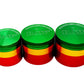 RAW X HAMMERCRAFT 4 PART METAL GRINDER - RASTA - SMALL, MEDIUM or LARGE