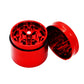 RAW X HAMMERCRAFT 4 PART METAL GRINDER - RED - SMALL, MEDIUM or LARGE