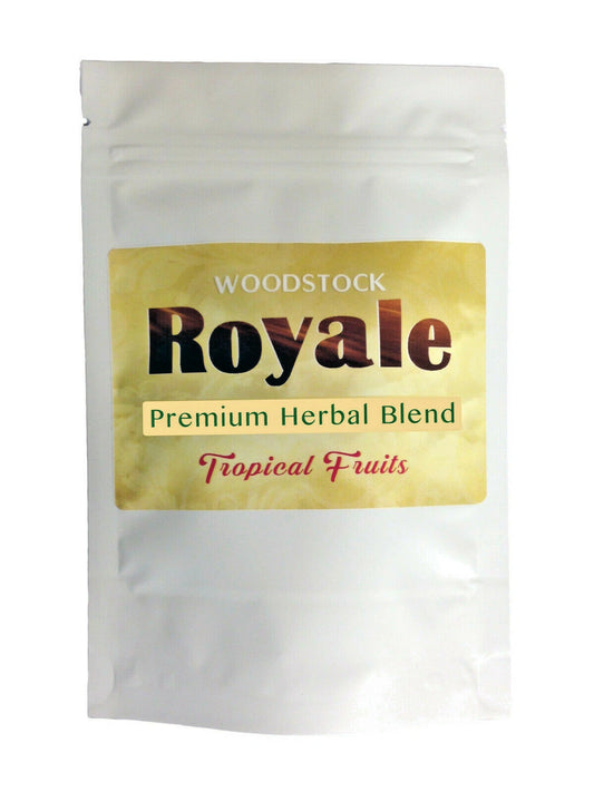 WOODSTOCK ROYALE HERBAL BLEND "TROPICAL FRUIT" 20g TOBACCO ALTERNATIVE