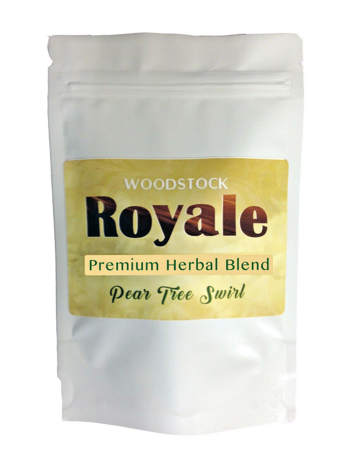 WOODSTOCK ROYALE HERBAL BLEND "PEAR TREE SWIRL" 20g TOBACCO ALTERNATIVE