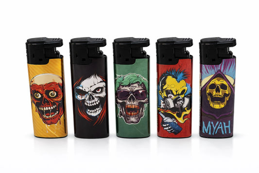 HORROR SKULLS - JET FLAME WINDPROOF LIGHTERS
